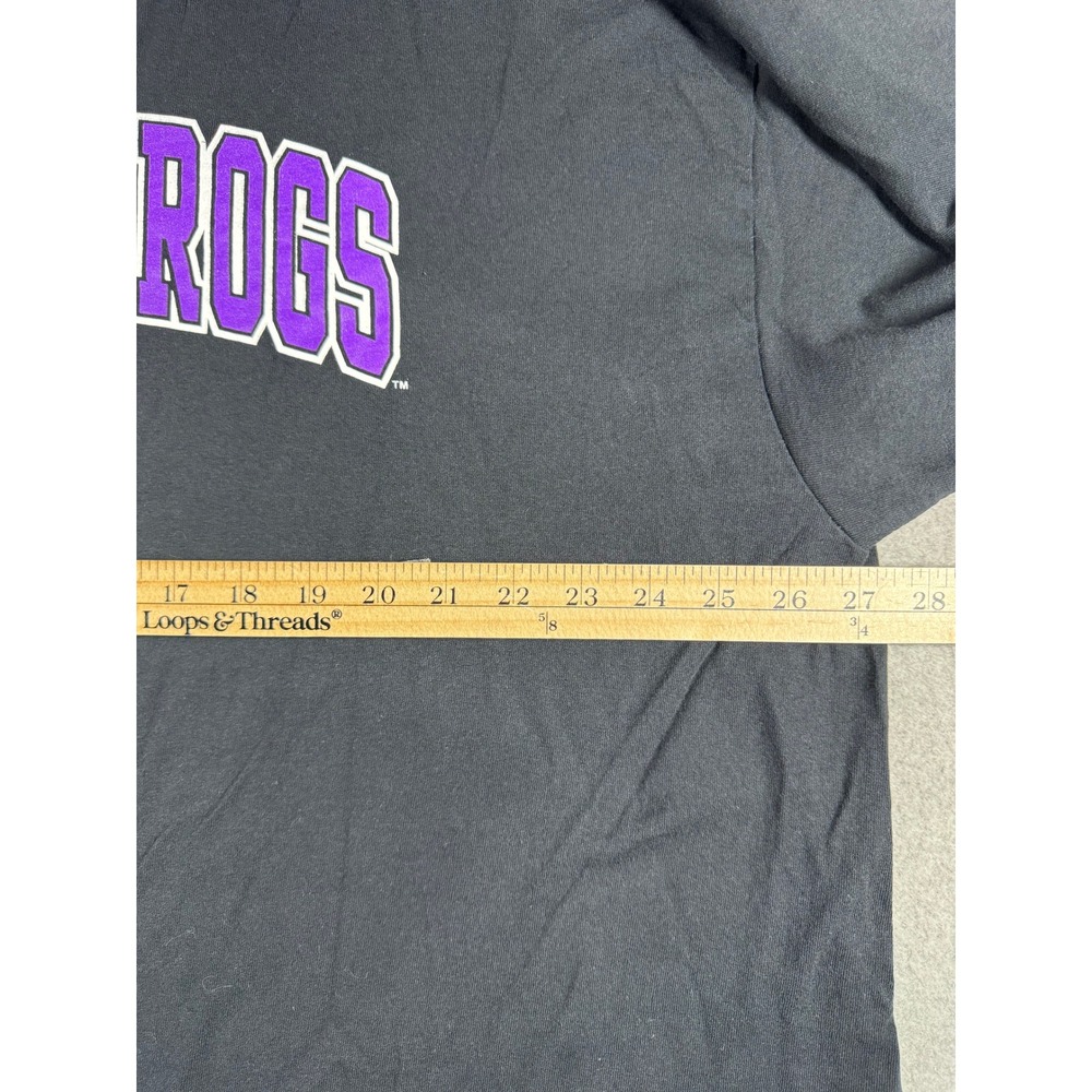 Fanatics TCU Horned Frogs T-Shirt Men 3XL Black Long Sleeve Graphic NCAA Tee - Picture 6 of 7